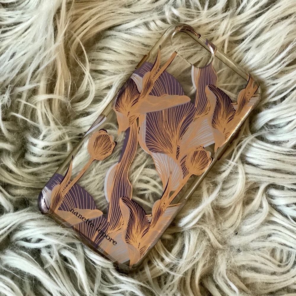 Pink and Purple Floral Iphone 7 Phone Case